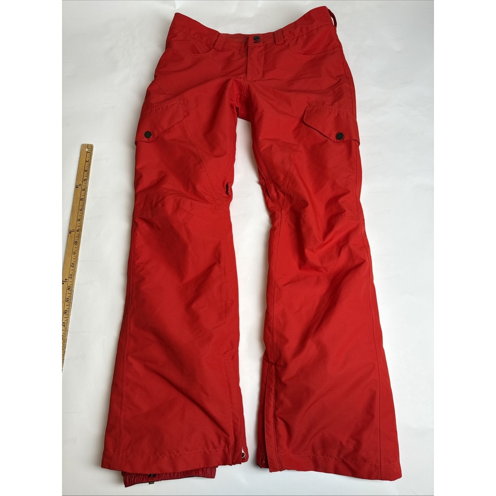 Burton Dry Ride Large Snowpants Red Snowboard Pants Mens Winter Gear Thermolite